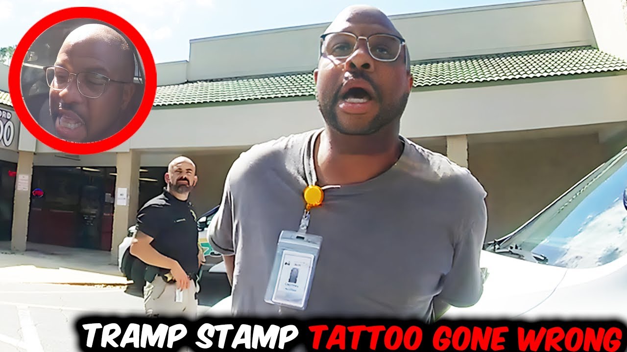 Angry Man Goes Insane After Trying to Get a Tramp Stamp Tattoo