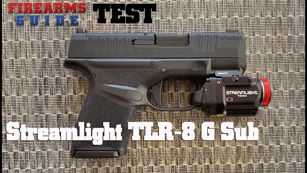 Streamlight TLR 8 G Sub Light/Laser for Glock 43X, SIG P365, Springfield Hellcat & S&W M&P M2.0