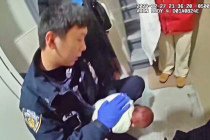 NYPD Officers Save 22-Day-Old Choking Baby