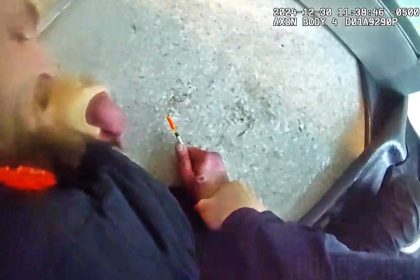 Man Tries to Attack Officer With Needle During Arrest