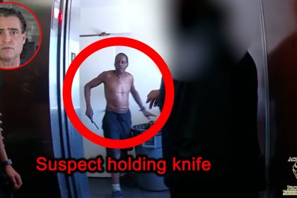LAPD Immediately Confronted in Elevator By Aggressive Suspect