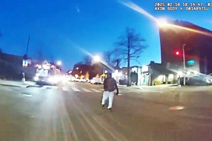 Knife-Wielding Suspect Shot After Crashing Into Police Car and Demanding Officer’s Gun