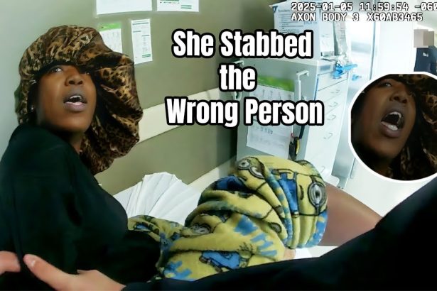 Woman Caught Cheating & Goes Insane on Her Boyfriend With a Knife