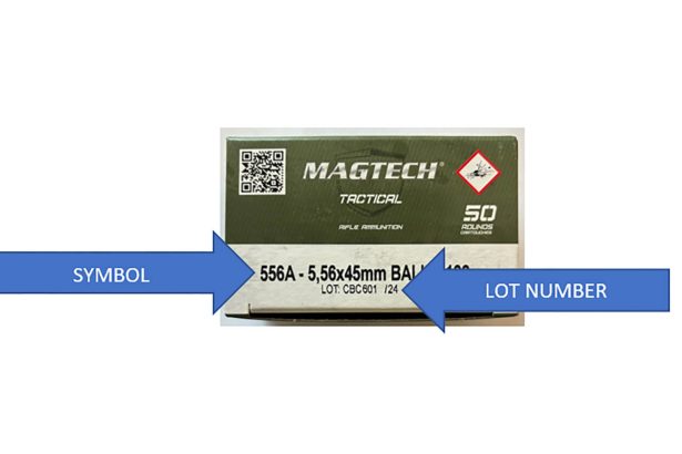 Magtech 5.56 NATO Ball M193 Recall