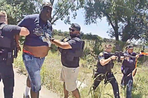 Man in Bulletproof Vest and Helmet Shot by Houston Officers During Pursuit