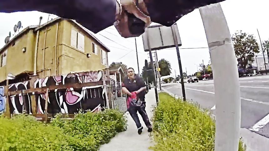 Foot Pursuit Ends In Gunfire After Suspect Reaches Into Backpack