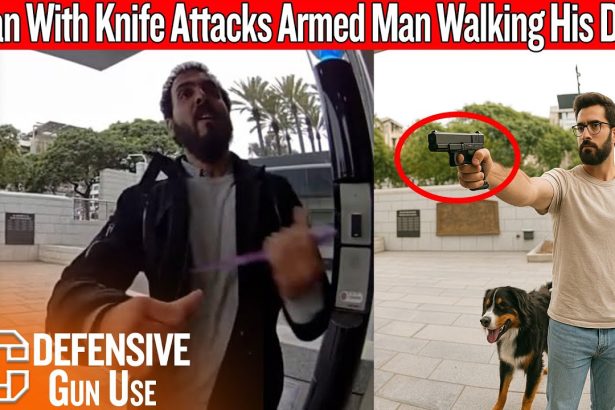 FAFO: Man With Knife Attacks Armed Man Walking His Dog
