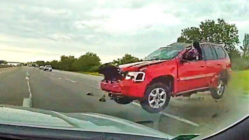 Ohio Police Pursuit Ends in Wild Rollover Crash