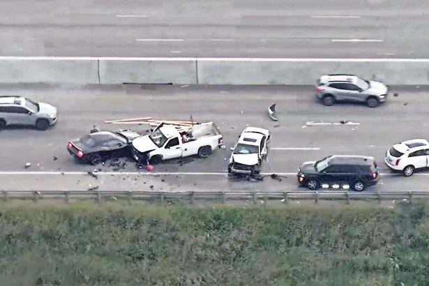 Wood Thrown at Police to Help Escape Ends in Wrong Way Crash