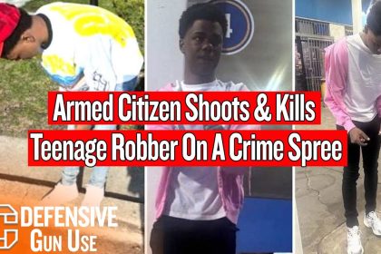 Armed Citizen Shoots & Kills Teenage Robber On A Crime Spree