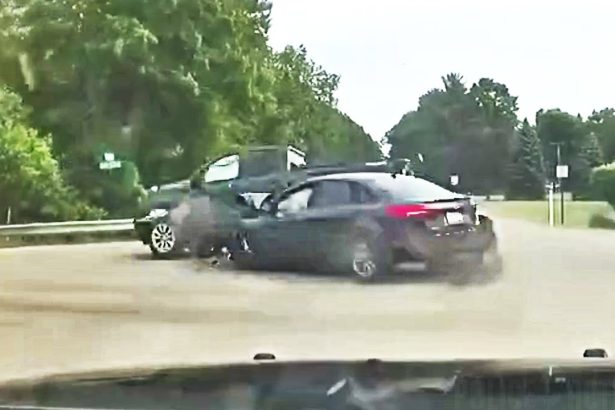 Suspect Flees Cops in Stolen Car Then Wrecks into Pickup Truck