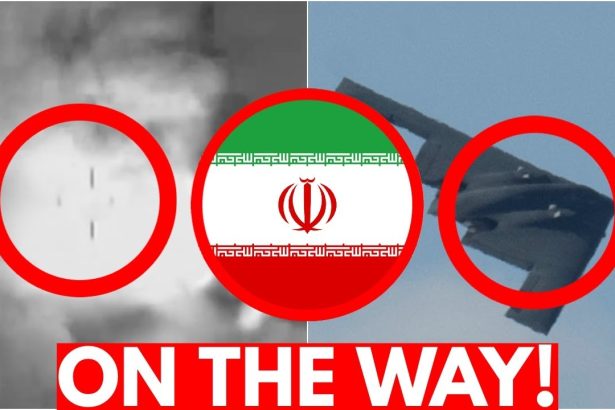 American Stealth Bombers IN THE AIR As Israel/Iran War Erupts