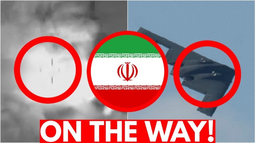 American Stealth Bombers IN THE AIR As Israel/Iran War Erupts