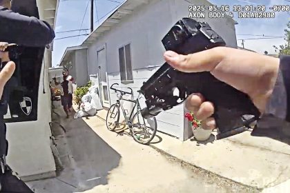 LAPD Officers Shoot Man Moments After He Stabs His Wife