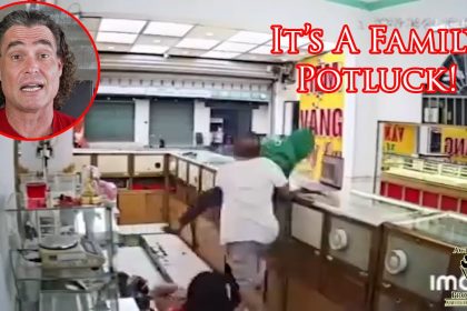 Family Gives Robber A Thorough Butt Whooping