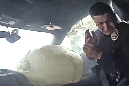 LAPD Cruiser Hits Civilian Car During Emergency Response