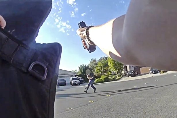 Antioch Police Officers Take Down Man Charging with Knife