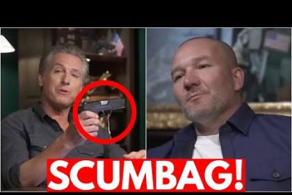 Gavin Newsom LIES To Shawn Ryan’s Face About Guns *CONMAN EXPOSED*
