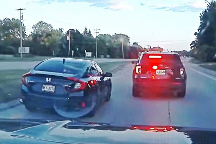 Driver Crashes into Police Cars During 100-mph Chase from Wisconsin to Illinois