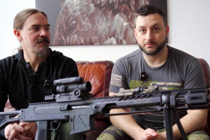 What kind of gun is this?  Ian’s setup for moons Out