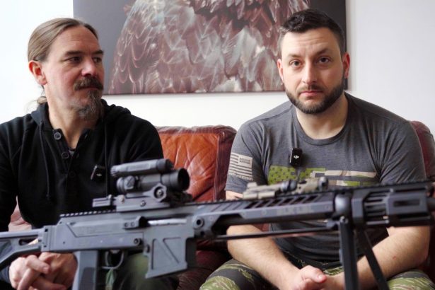 What kind of gun is this?  Ian’s setup for moons Out