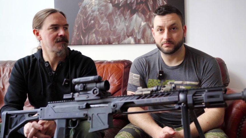 What kind of gun is this?  Ian’s setup for moons Out