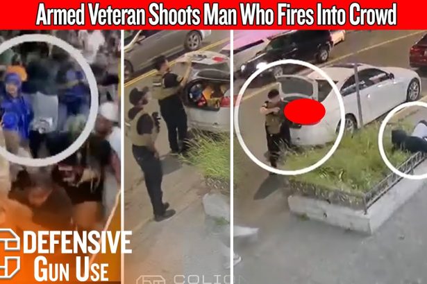 Caught On Camera: Armed Veteran With AR-15 Shoots Man Who Fires Into Crowd With Drum Magazine