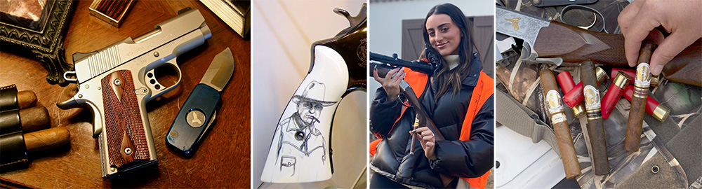 Kimber Ultra Carry II in .45 ACP and his cigar case