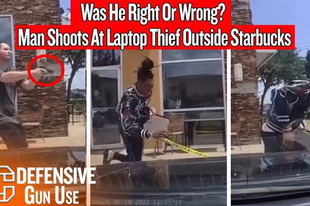 Was He Right Or Wrong? Texas Man Shoots At Laptop Thief Outside Starbucks