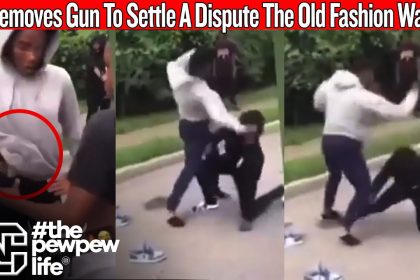 Teenage Boy Hands Off Gun To Settle A Dispute The Old Fashion Way