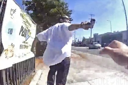 Suspect Opens Fire On LAPD Officers During Foot Chase