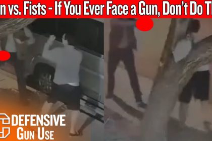Caught On Camera: Gun vs. Fists – If You Ever Face a Gun, Don’t Do This