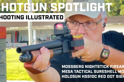 Shotgun Spotlight: Mossberg Shockwave Nightstick Firearm With A Mesa Tactical SureShell Mount