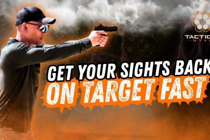How to Train at an Indoor Range (Part 7): Get Your Sights Back On Target Fast