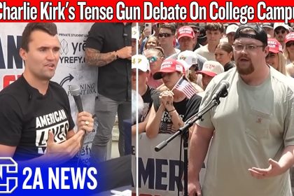 Charlie Kirk’s Tense Gun Debate On College Campus