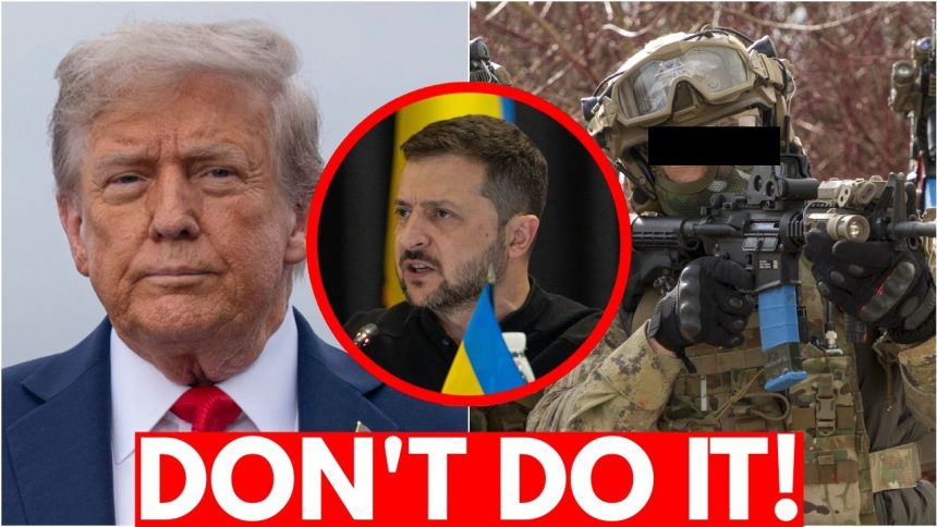 Trump FLOATS Sending American Troops To Ukraine