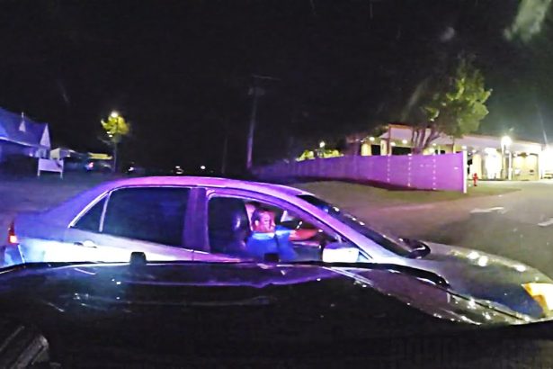 Suspect Drives Through Front Yards and Crashes into Fence During Police Pursuit