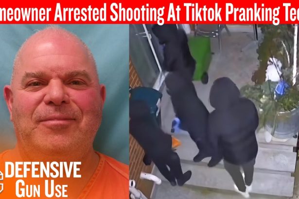 Homeowner Arrested Shooting At Teens Doing TikTok Prank Ding Dong Ditch