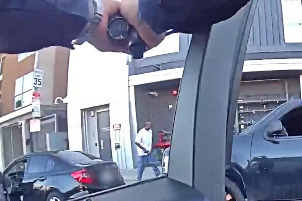 LAPD Cops Open Fire On Armed Man During Street Altercation