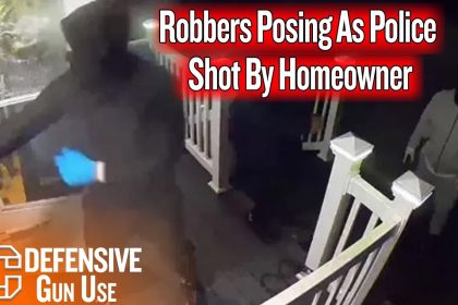 2 Armed Robbers Posing As Police Killed By Home Owner With A Gun