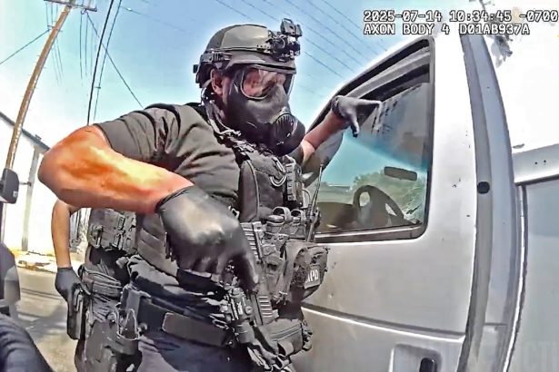 LAPD Officers Shoot Suspect In Van Holding a Replica BB-Gun Rifle