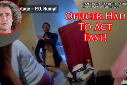 Officers Act Fast To Stop Angry Perp