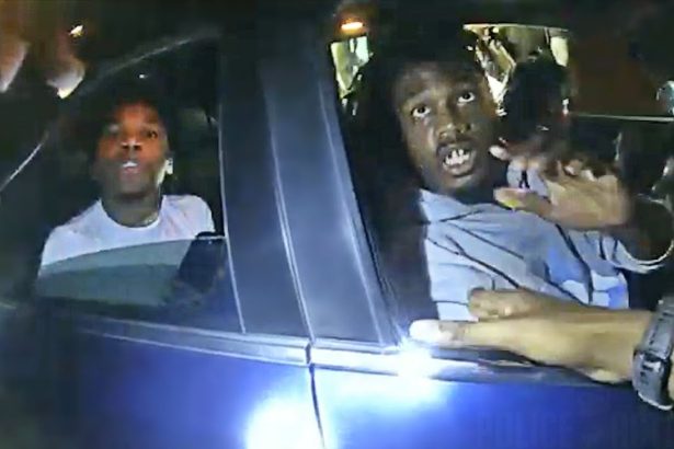 Police Traffic Stop Turns Chaotic After Passengers Refuse To Exit Car