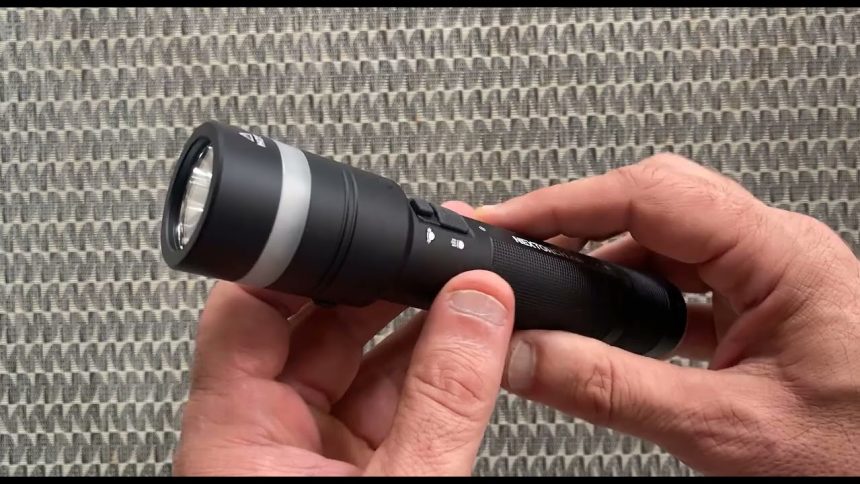 NEXTORCH C61 Dual-Beam 3500 Lumens Flashlight with Stepless Dimming