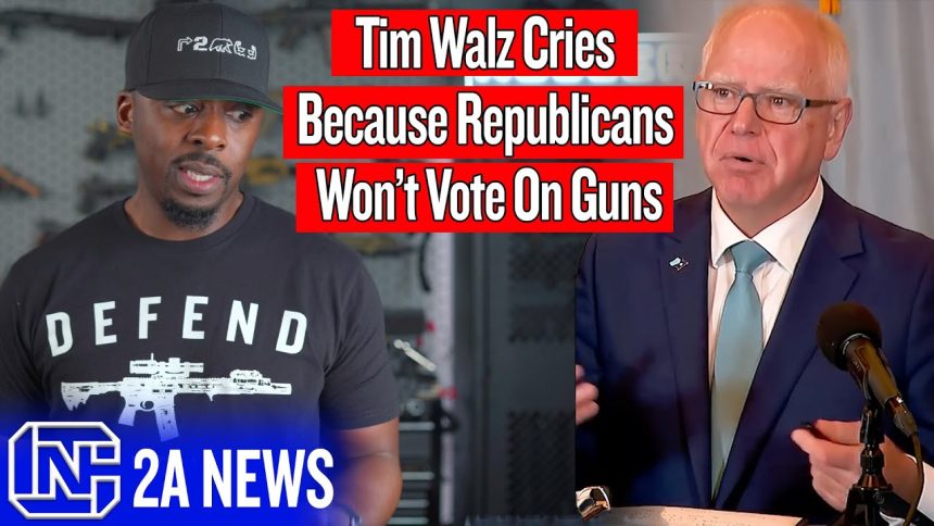 Tim Walz Throws a Tantrum Over Republicans Blocking His Gun Ban