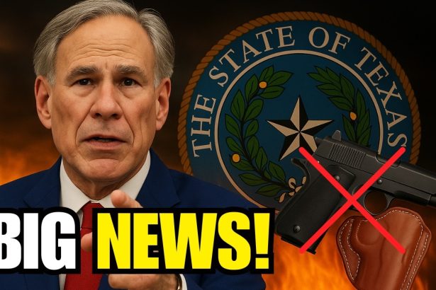 Texas Governor Signs New Law Banning Local Gun Registries