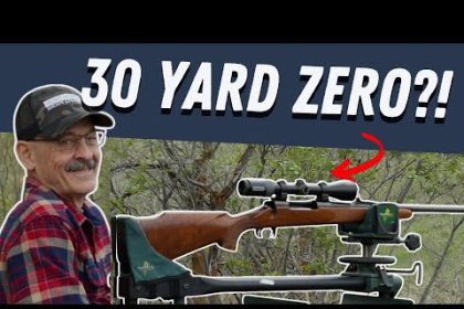 The Easiest Rifle Zero You’ll Ever Do- (30 Yard Trick)