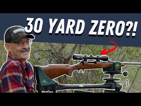 The Easiest Rifle Zero You’ll Ever Do- (30 Yard Trick)