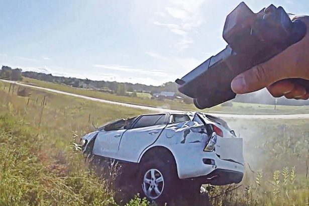Wisconsin Police Shoot Armed Homicide Suspect After Rollover Crash