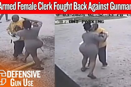 Armed Female Clerk Shoots Warning Shots, Disarms a Gunman, & Saves Everyone in the Store